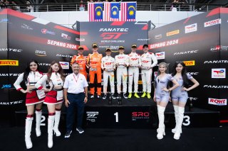 Sepang Race 2 Podium Am | SRO Motorsports Group