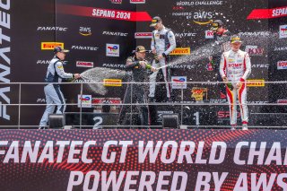 Sepang Race 2 Podium | SRO Motorsports Group